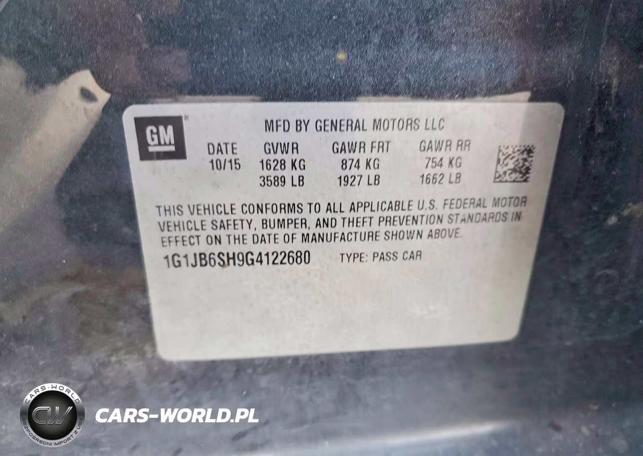 2016 Chevrolet Sonic Ls VIN:1G1JB6SH9G4122680 - 13