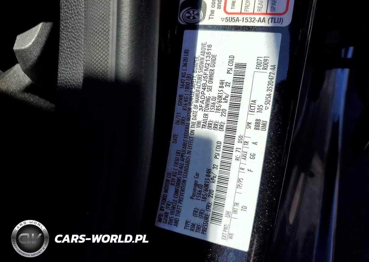 2015 Ford Fiesta Se VIN:3FADP4BJ5FM213516 - 13