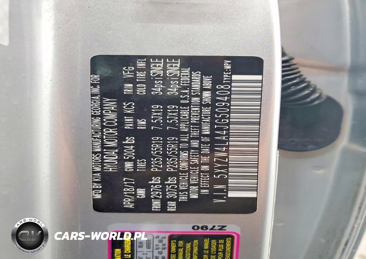 2018 Hyundai Santa Fe Sport 2.0T Ultimate VIN:5XYZW4LA4JG509408 - 13