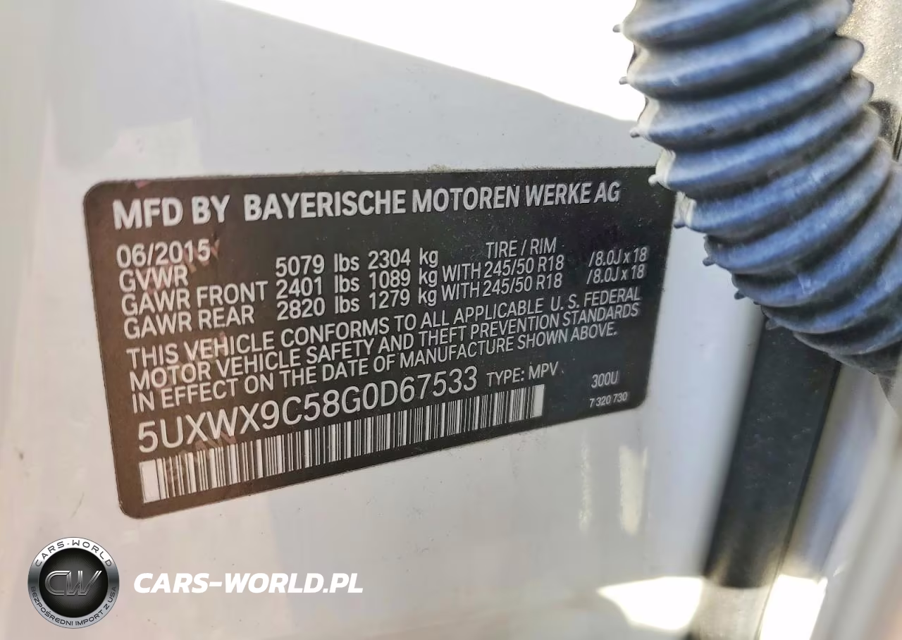2016 BMW X3 xDrive28I VIN:5UXWX9C58G0D67533 - 12