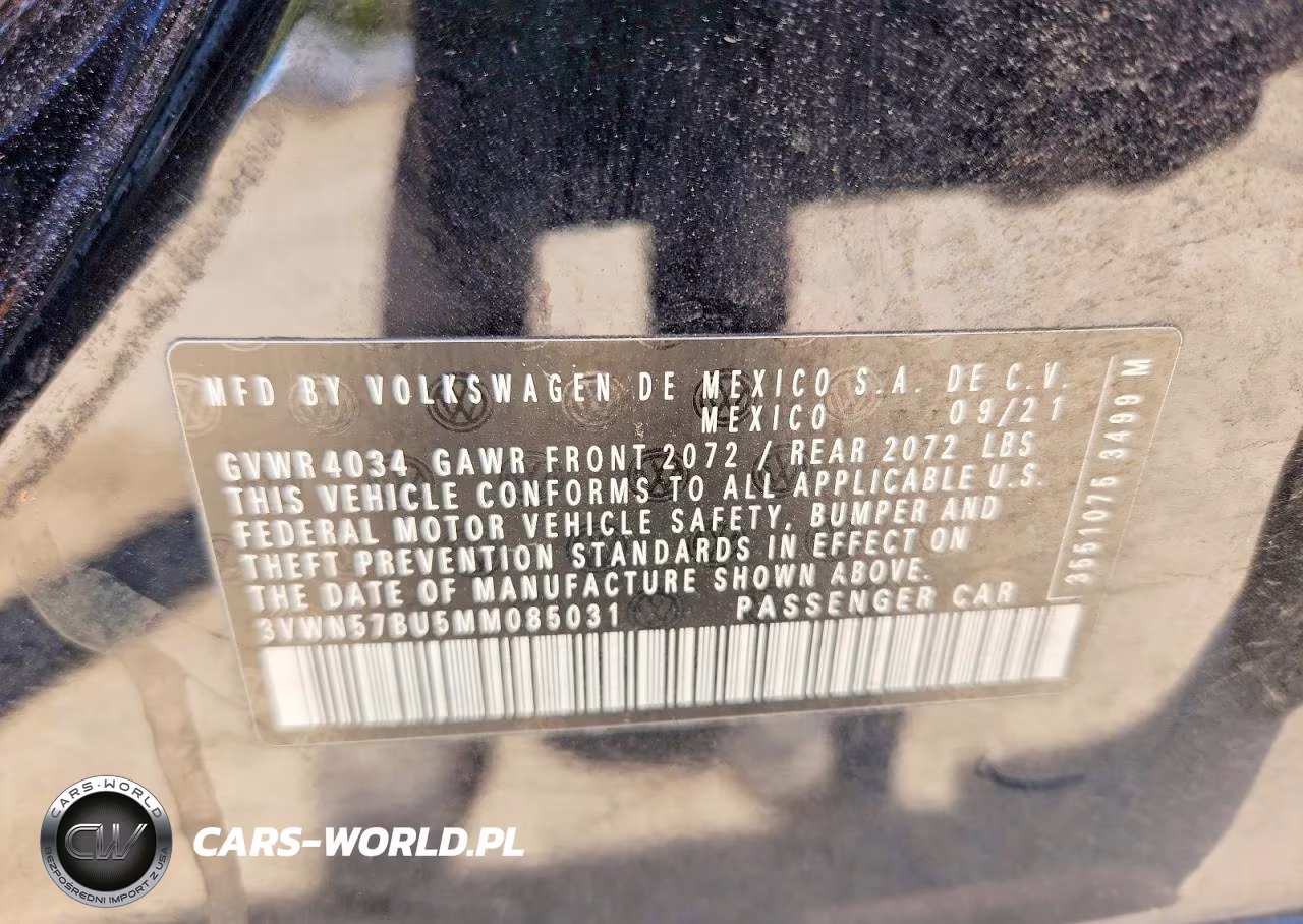 2021 Volkswagen Jetta S VIN:3VWN57BU5MM085031 - 12