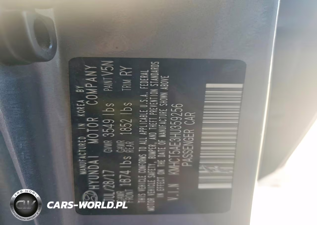 2017 Hyundai Accent Se VIN:KMHCT5AE3HU359256 - 12