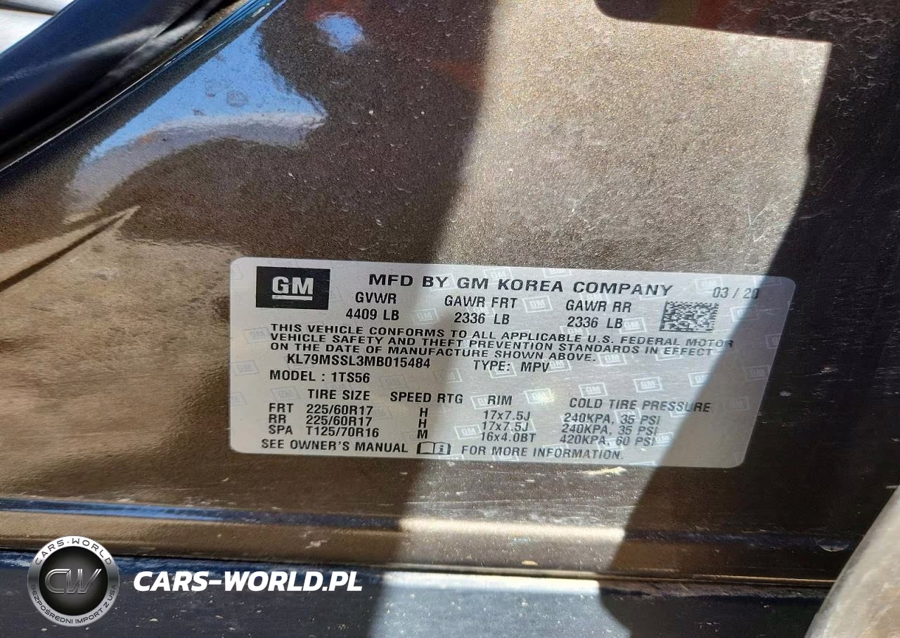 2021 Chevrolet Trailblazer Activ VIN:KL79MSSL3MB015484 - 12