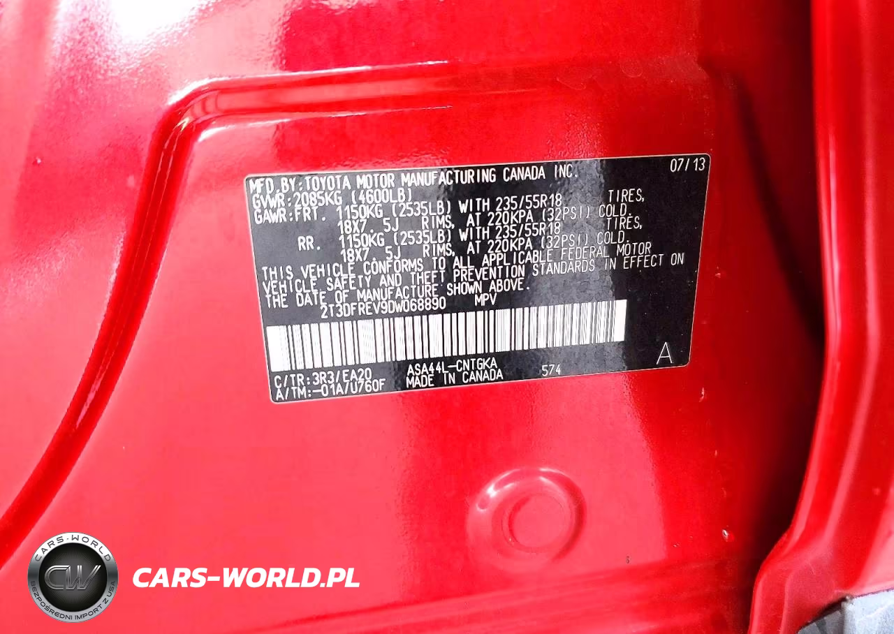 2013 Toyota Rav4 Limited VIN:2T3DFREV9DW068890 - 12