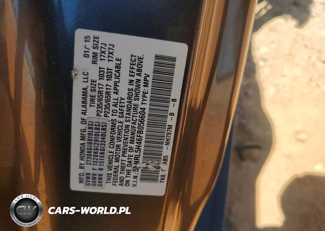 2015 Honda Odyssey Ex VIN:5FNRL5H46FB056604 - 13