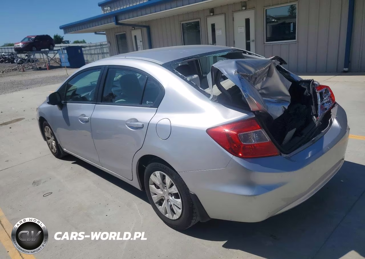 2012 Honda Civic Lx VIN:19XFB2F55CE105616 - 2