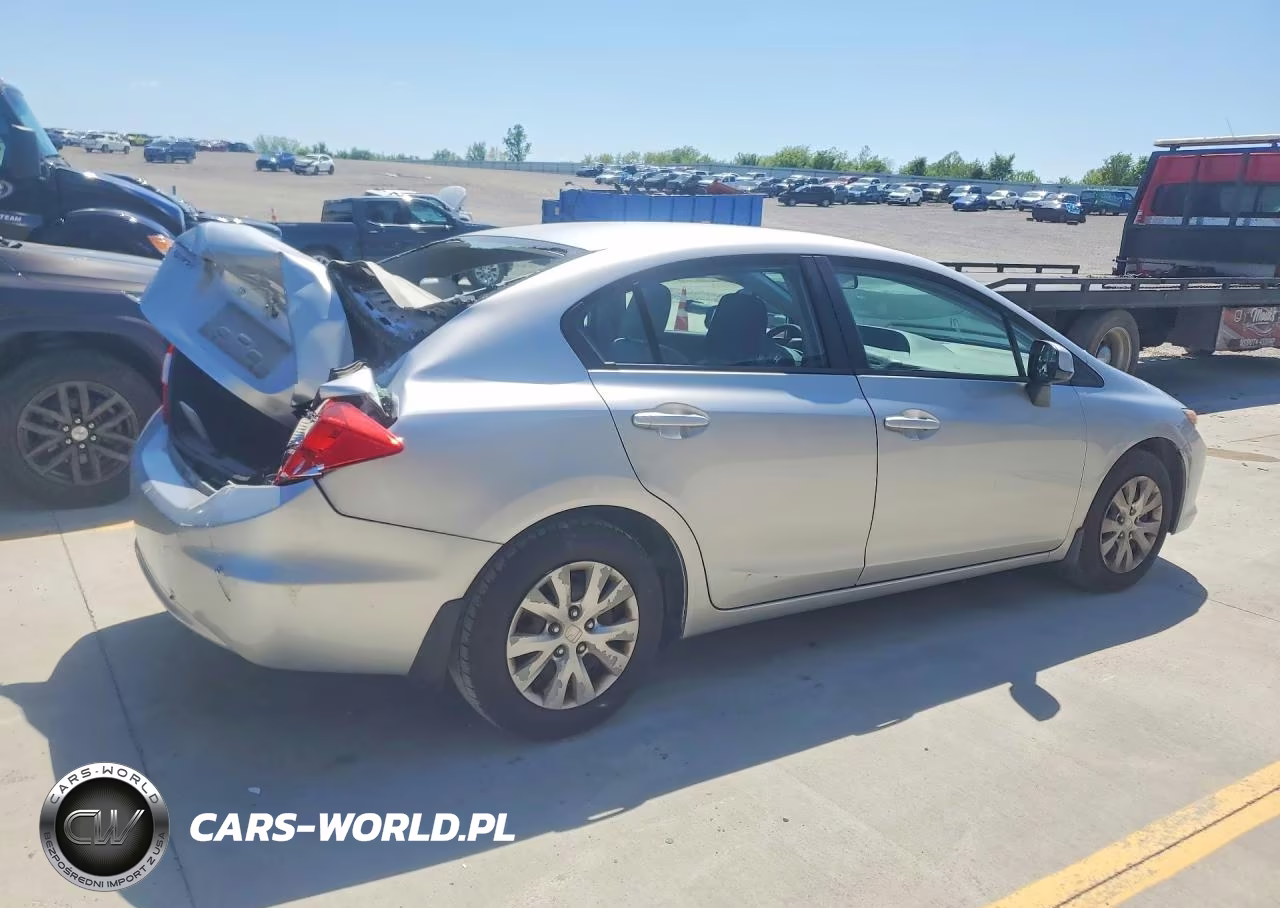 2012 Honda Civic Lx VIN:19XFB2F55CE105616 - 3