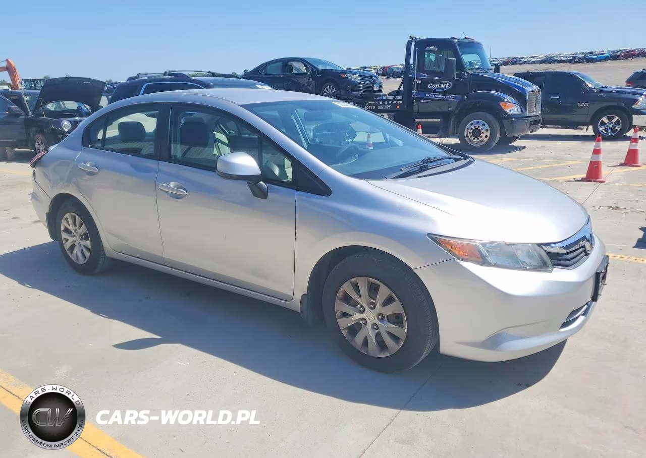 2012 Honda Civic Lx VIN:19XFB2F55CE105616 - 4