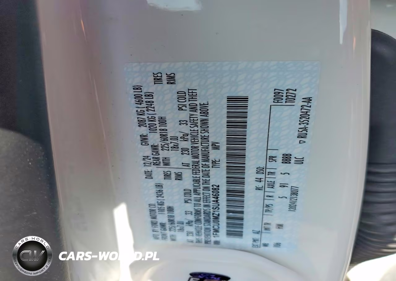 2025 Ford Escape St Line VIN:1FMCU0MZ1SUA46082 - 13