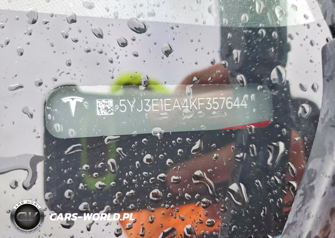 2019 Tesla Model 3 VIN:5YJ3E1EA4KF357644 - 12