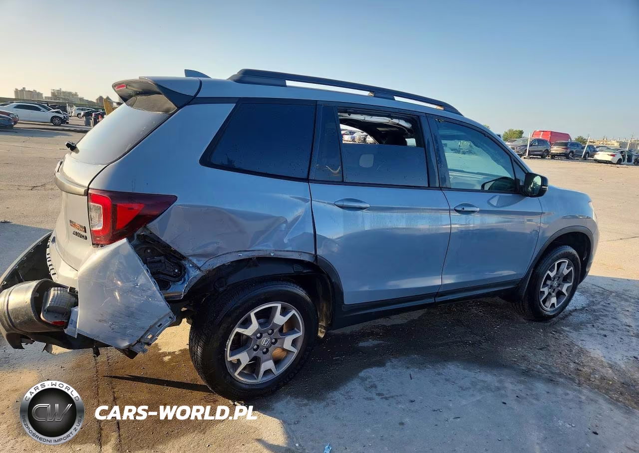 2022 Honda Passport Trail Sport VIN:5FNYF8H62NB025967 - 3