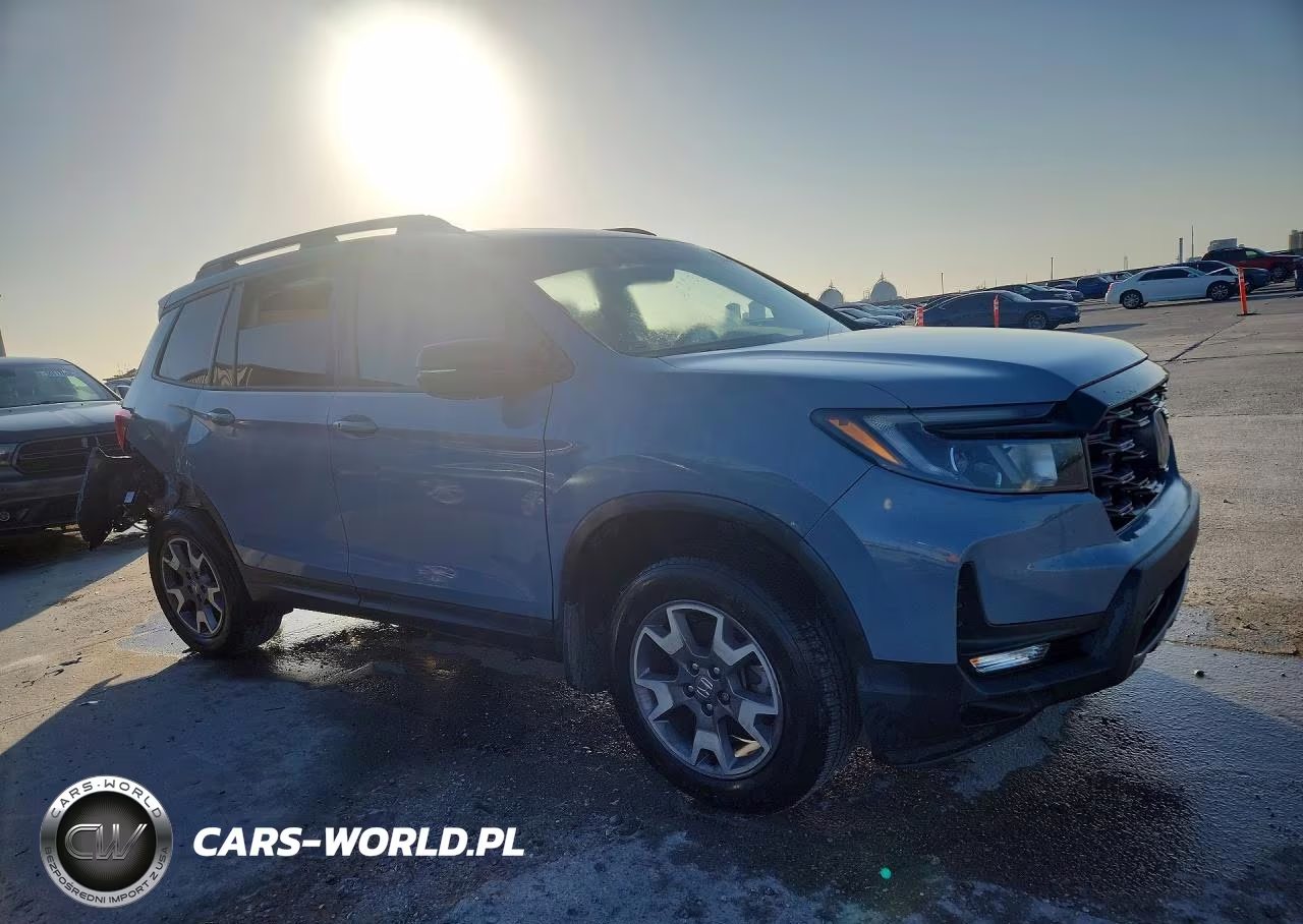 2022 Honda Passport Trail Sport VIN:5FNYF8H62NB025967 - 4