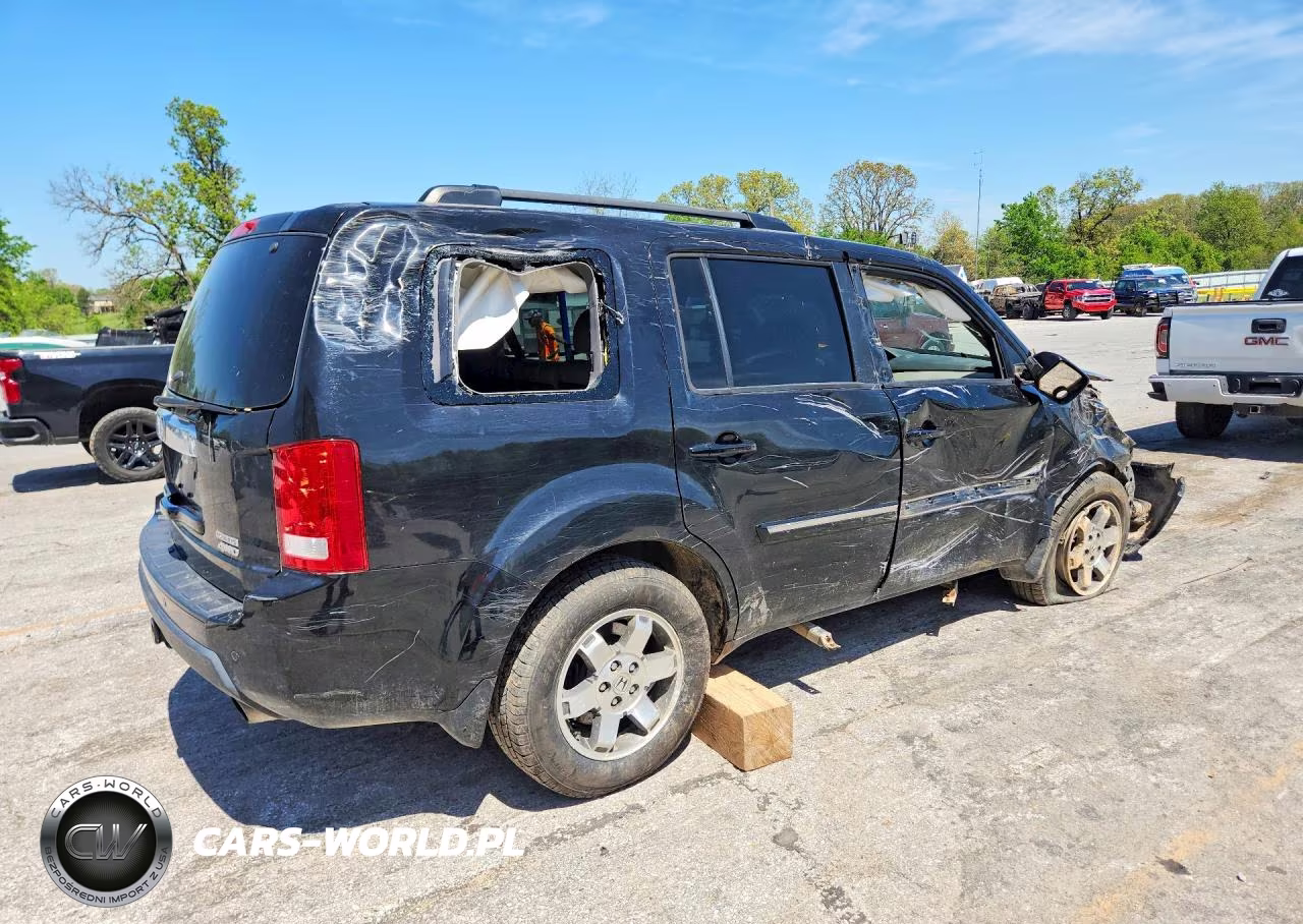 2011 Honda Pilot Touring VIN:5FNYF4H99BB038942 - 3