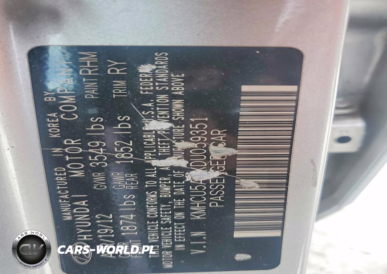 2013 Hyundai Accent Se VIN:KMHCU5AEXDU059351 - 13