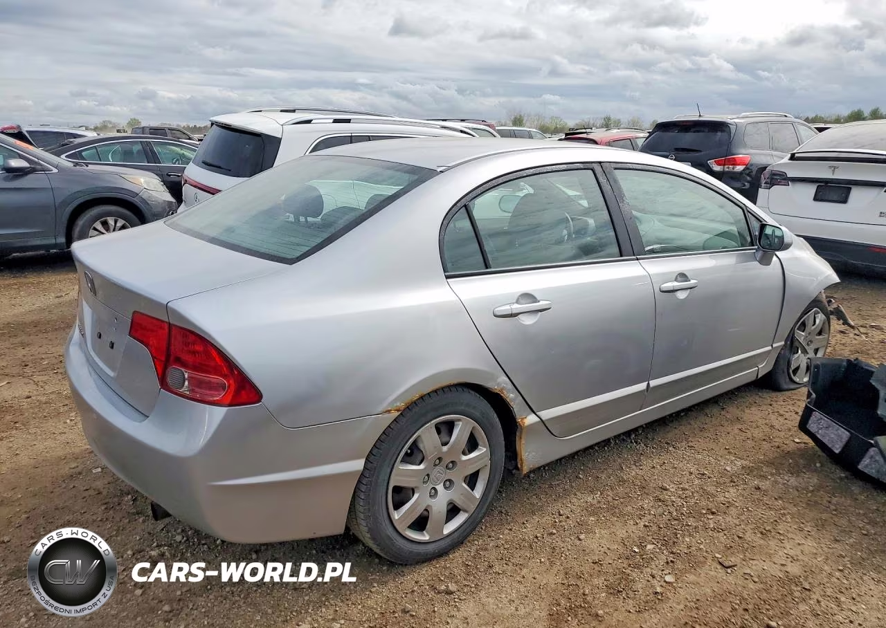 2008 Honda Civic Lx VIN:1HGFA165X8L014709 - 3