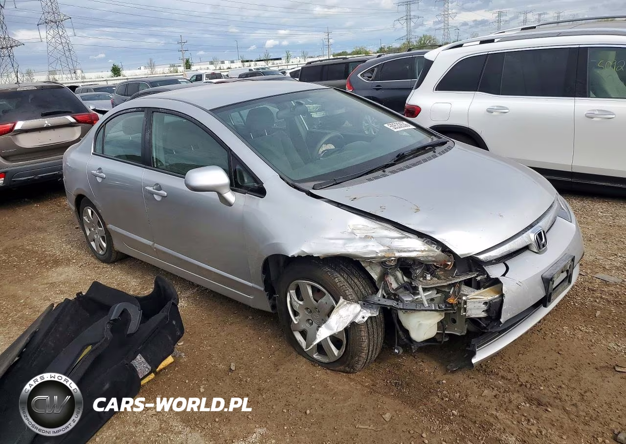 2008 Honda Civic Lx VIN:1HGFA165X8L014709 - 4