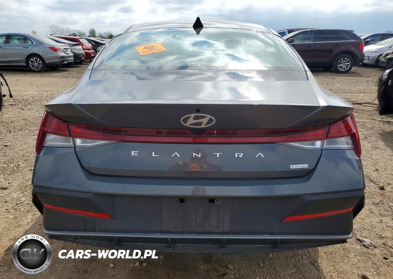 2025 Hyundai Elantra Hybrid Blue VIN:KMHLM4DJXSU142729 - 6