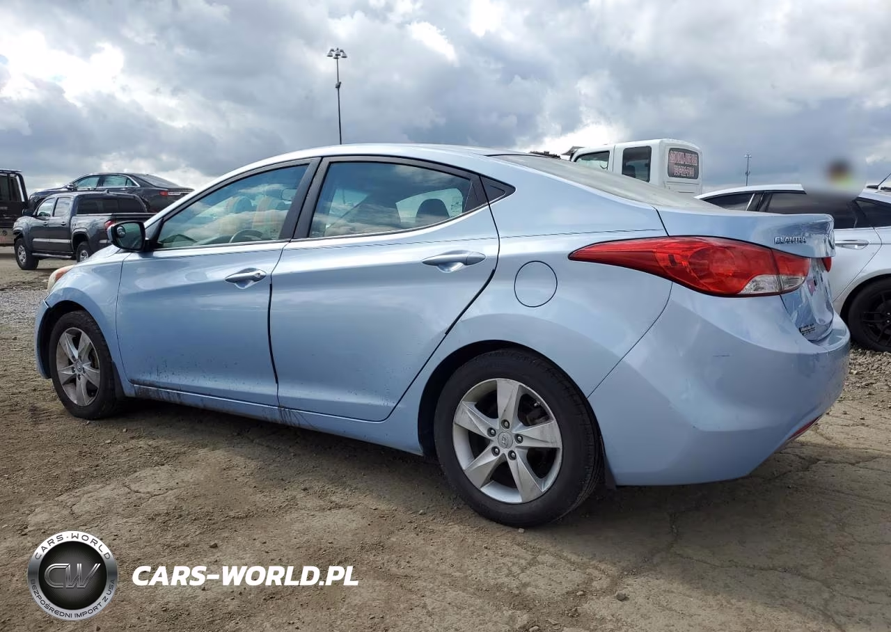 2012 Hyundai Elantra Gls VIN:KMHDH4AE8CU392567 - 2