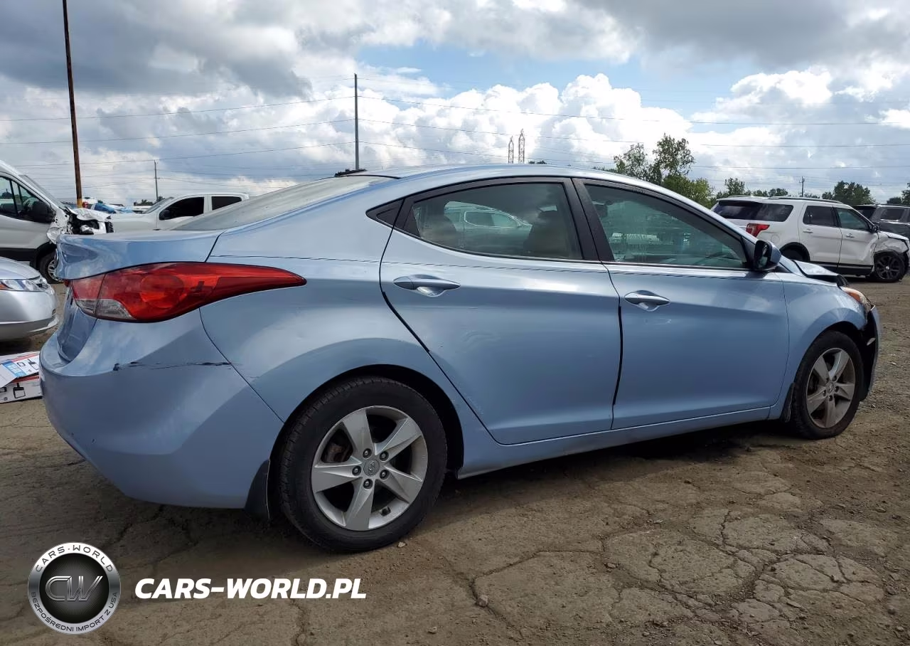 2012 Hyundai Elantra Gls VIN:KMHDH4AE8CU392567 - 3