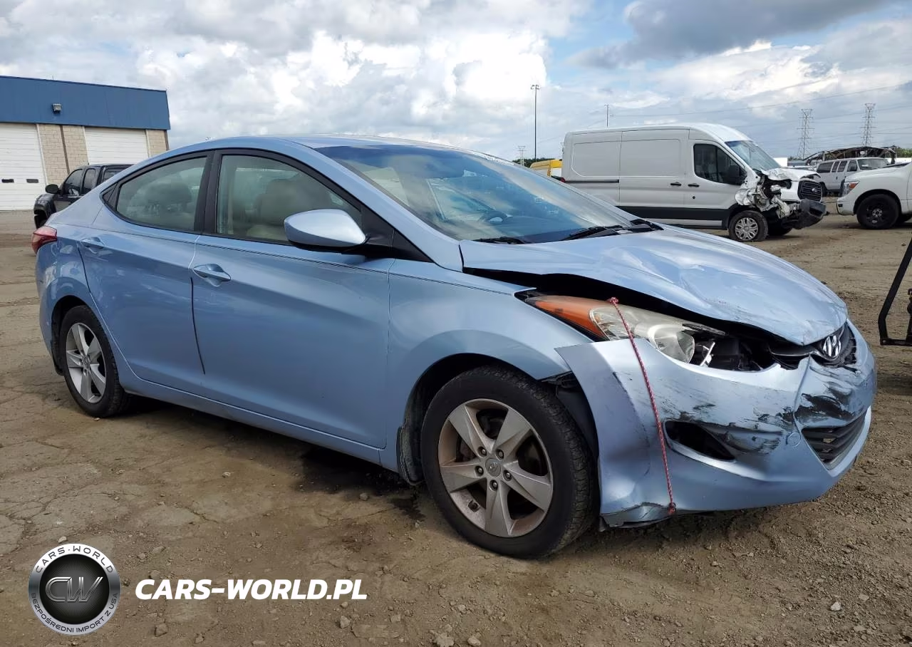 2012 Hyundai Elantra Gls VIN:KMHDH4AE8CU392567 - 4