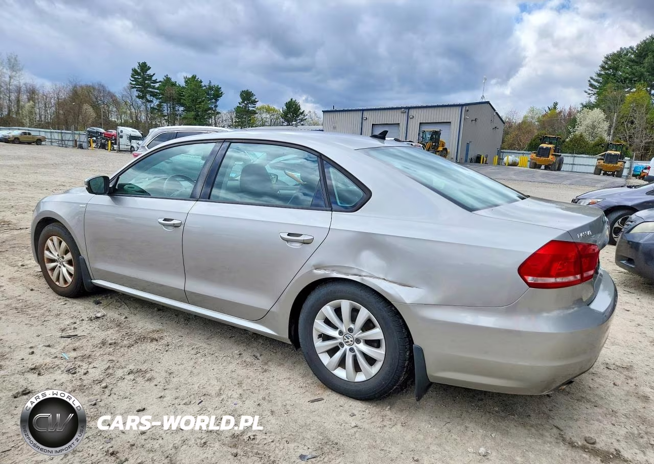 2014 Volkswagen Passat S VIN:1VWAT7A30EC068881 - 2