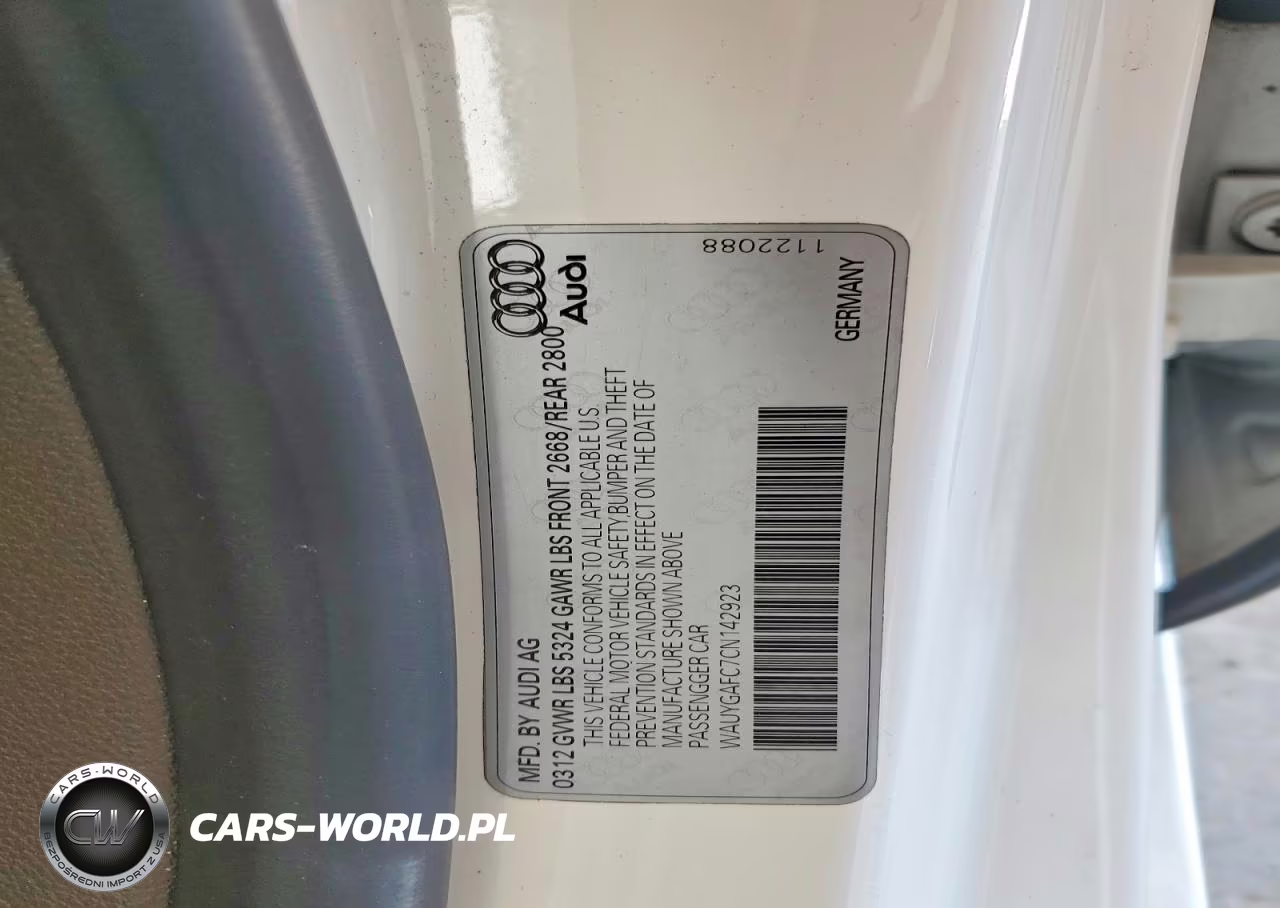 2012 Audi A7 Premium Plus VIN:WAUYGAFC7CN142923 - 12