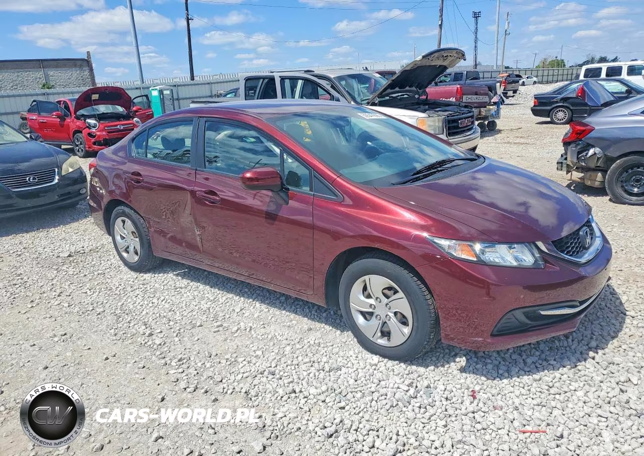 2015 Honda Civic Lx VIN:19XFB2F50FE101543 - 4