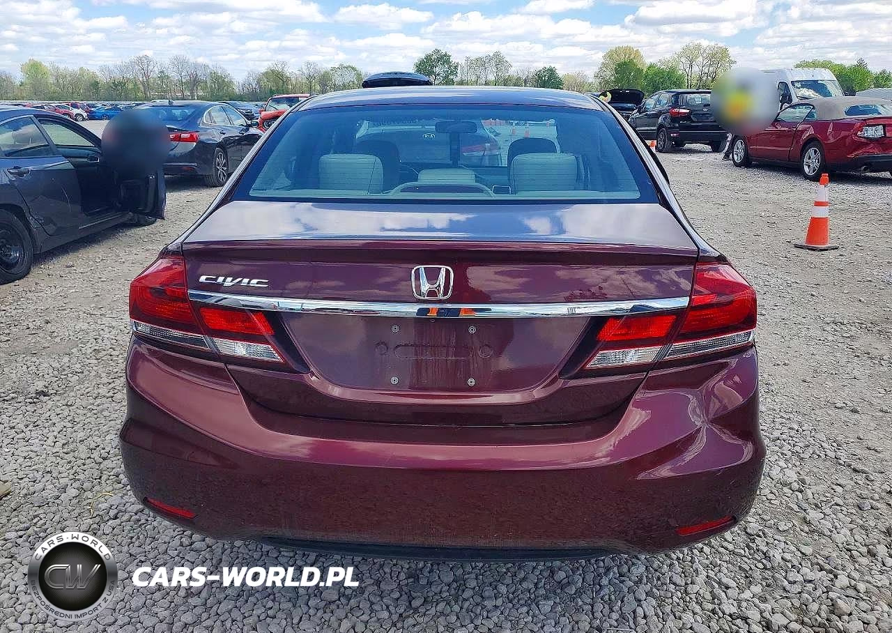 2015 Honda Civic Lx VIN:19XFB2F50FE101543 - 6