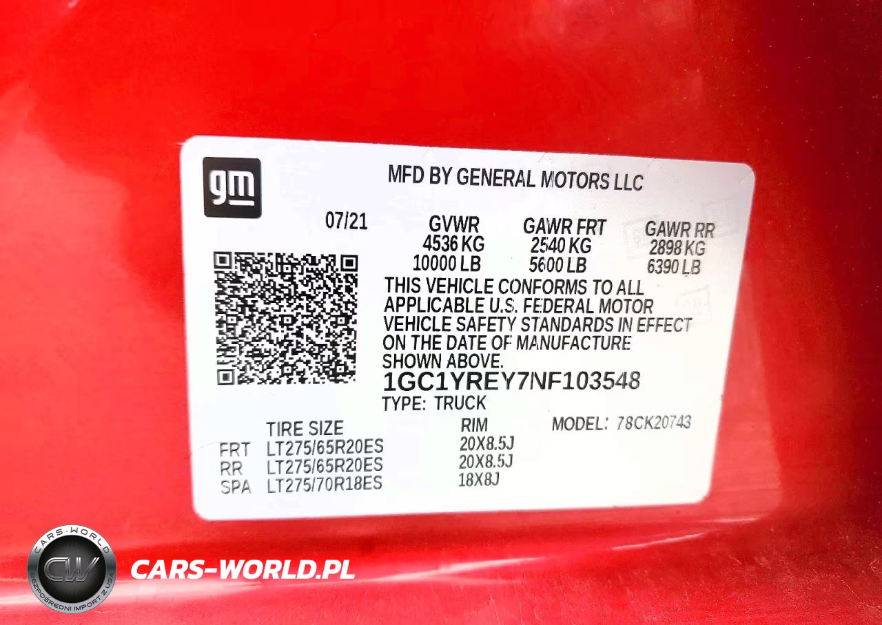 2022 Chevrolet Silverado K2500 High Country VIN:1GC1YREY7NF103548 - 12