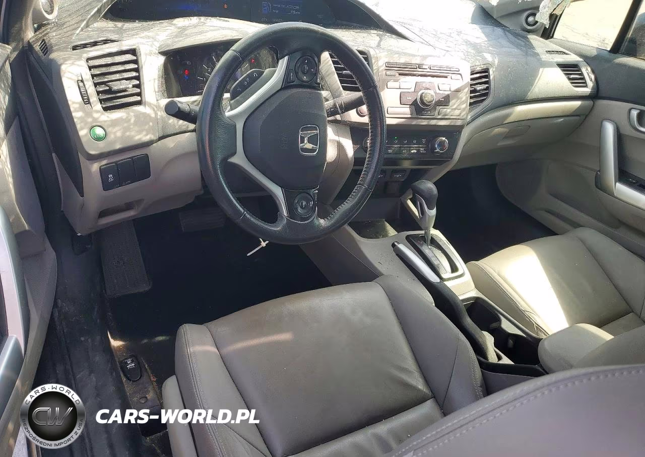 2012 Honda Civic Exl VIN:2HGFG3B05CH528803 - 8
