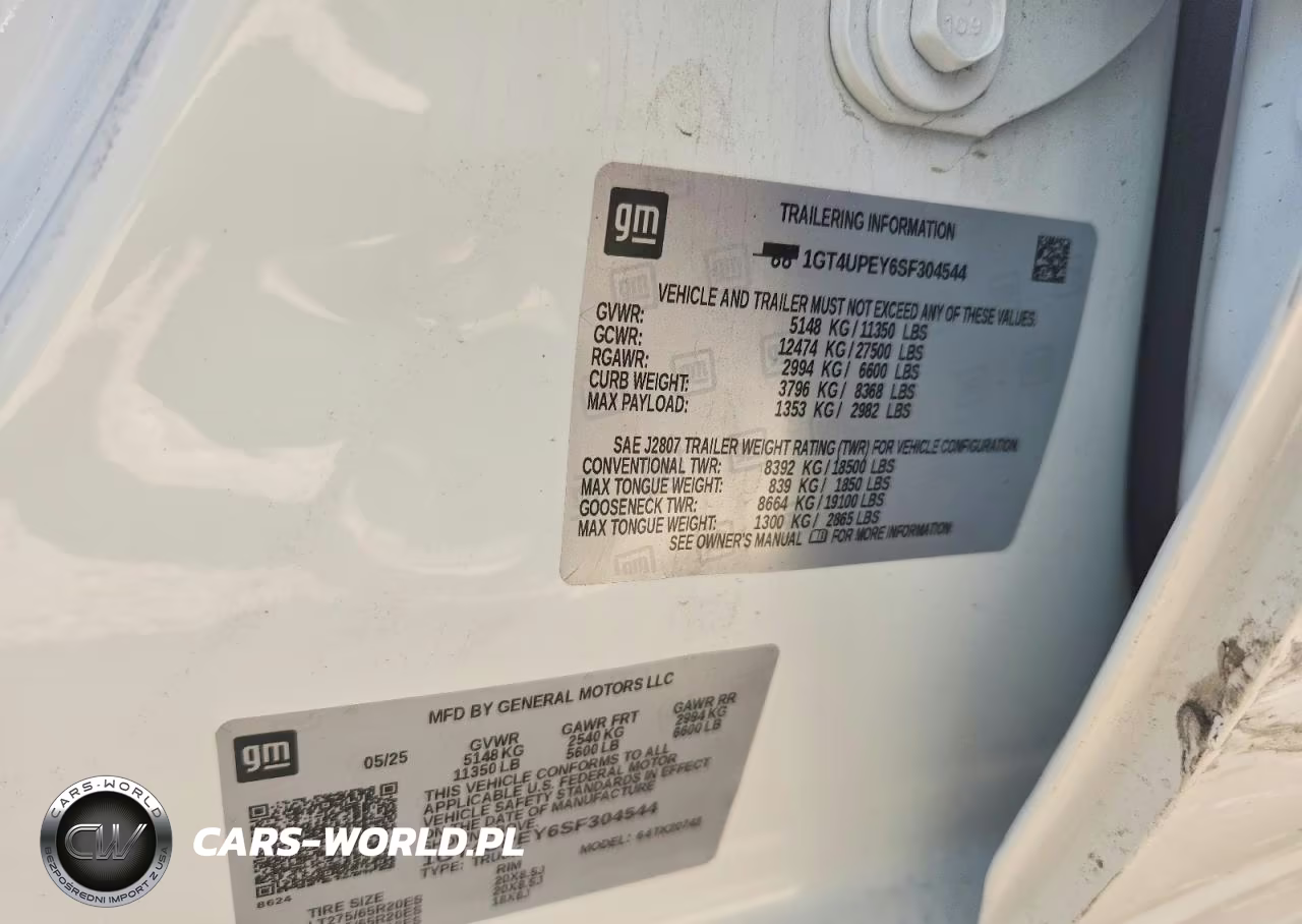 2025 GMC Sierra K2500 At4 VIN:1GT4UPEY6SF304544 - 13