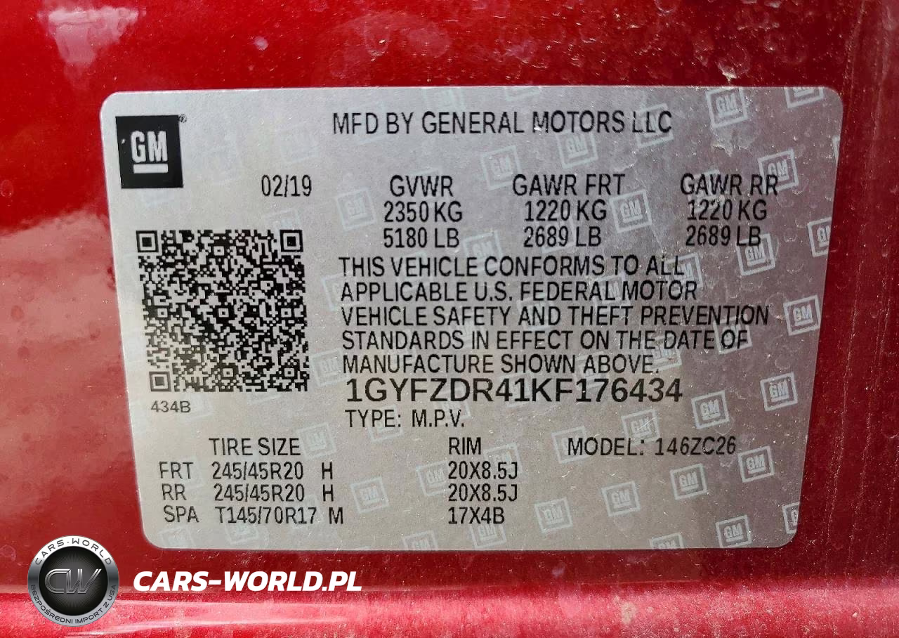 2019 Cadillac Xt4 Premium Luxury VIN:1GYFZDR41KF176434 - 14