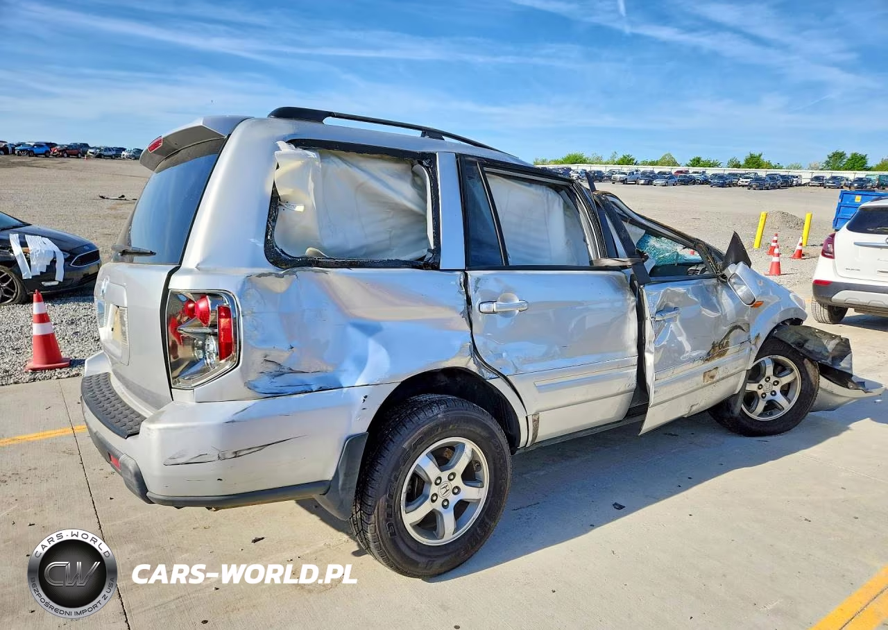 2007 Honda Pilot Exl VIN:5FNYF28537B012782 - 3