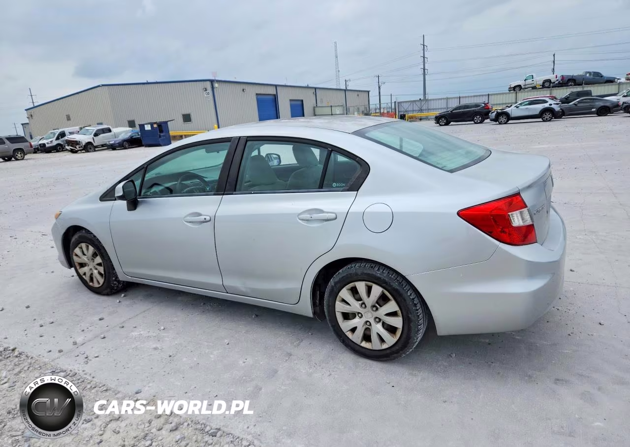 2012 Honda Civic Lx VIN:2HGFB2F58CH582398 - 2
