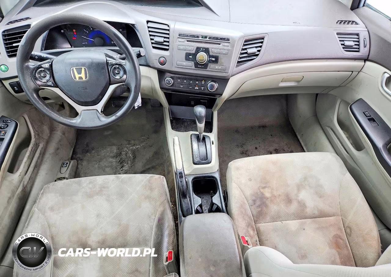 2012 Honda Civic Lx VIN:2HGFB2F58CH582398 - 8