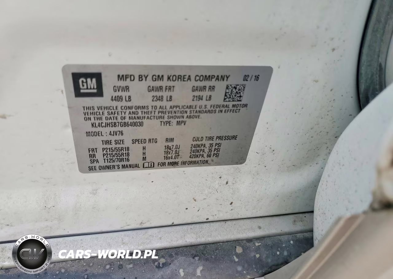 2016 Buick Encore Premium VIN:KL4CJHSB7GB640030 - 13