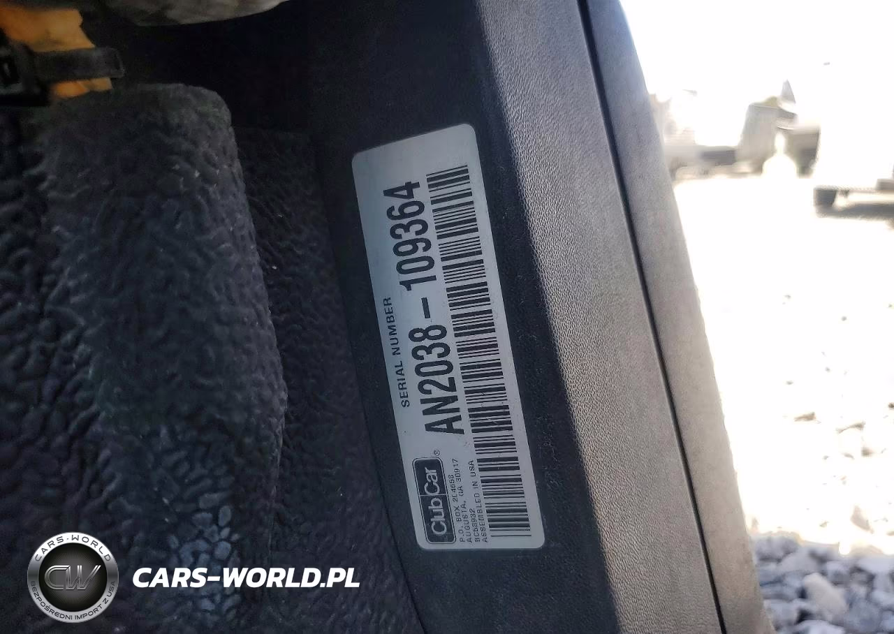 2020 Club Car Tempo Lithium VIN:AN2038109364 - 10