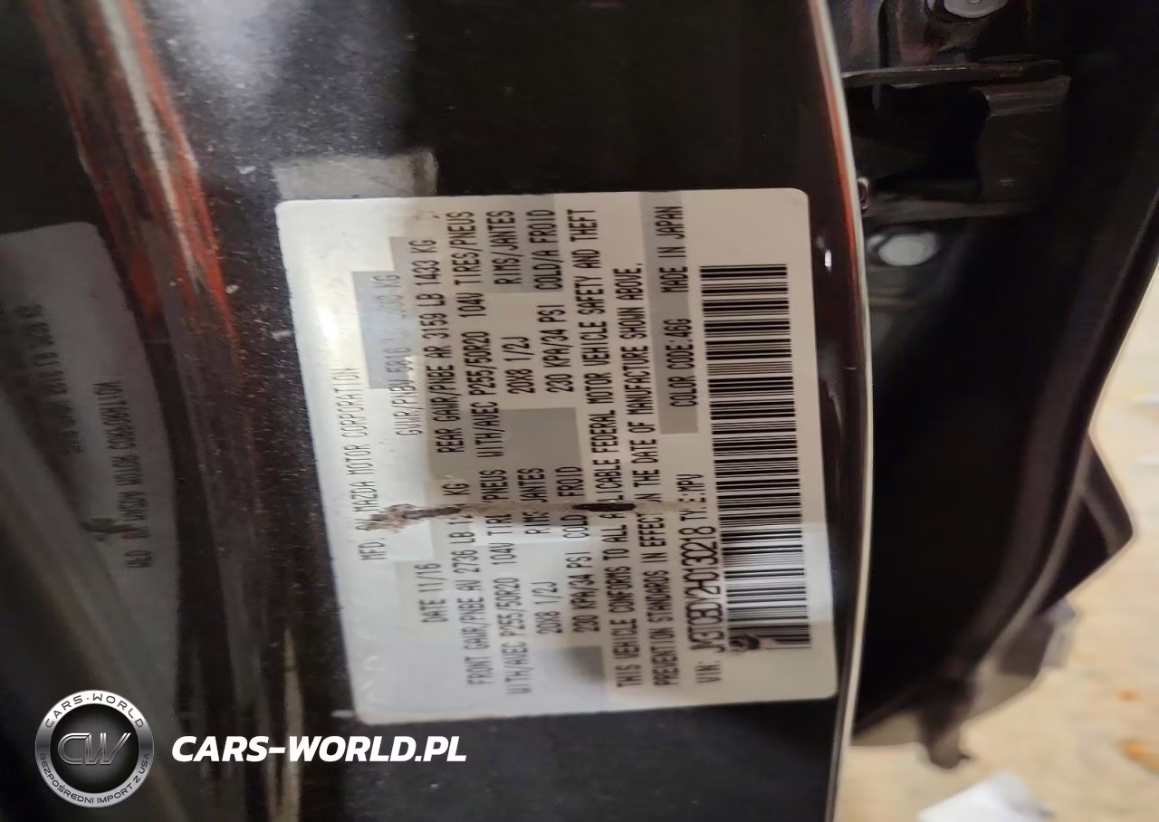 2017 Mazda Cx-9 Grand Touring VIN:JM3TCBDY2H0130218 - 13