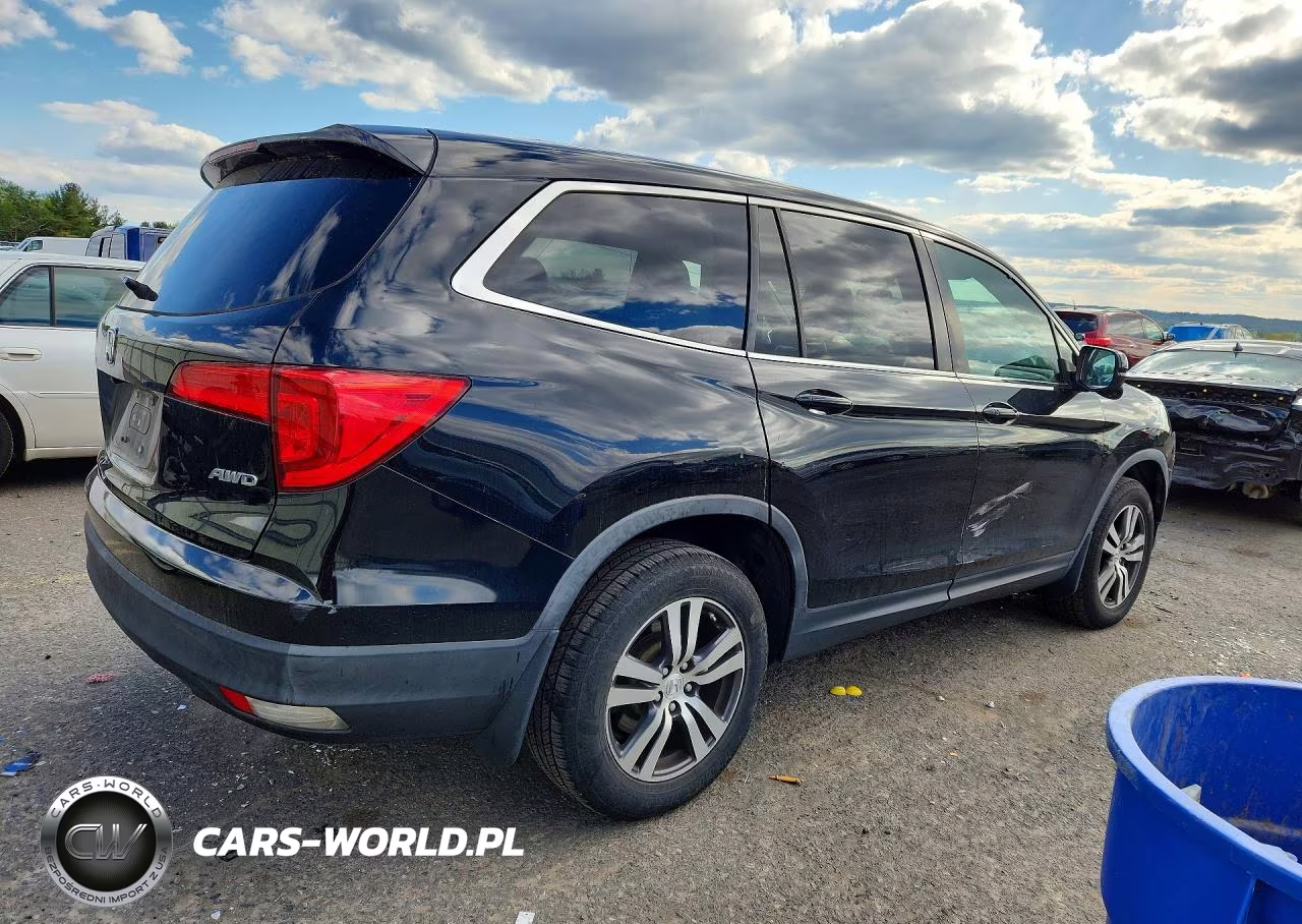 2017 Honda Pilot Ex VIN:5FNYF6H37HB050555 - 3