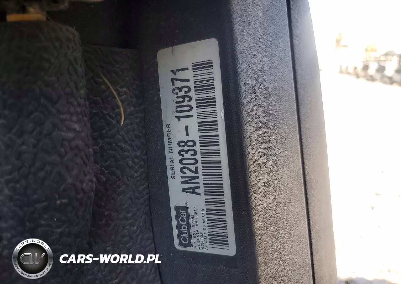 2020 Club Car Tempo Lithium VIN:AN2038109371 - 10