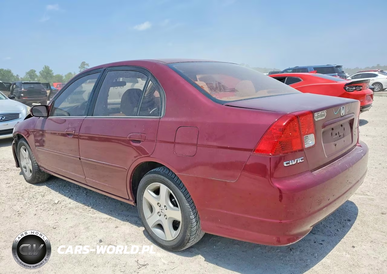 2004 Honda Civic Ex VIN:2HGES267X4H511671 - 2