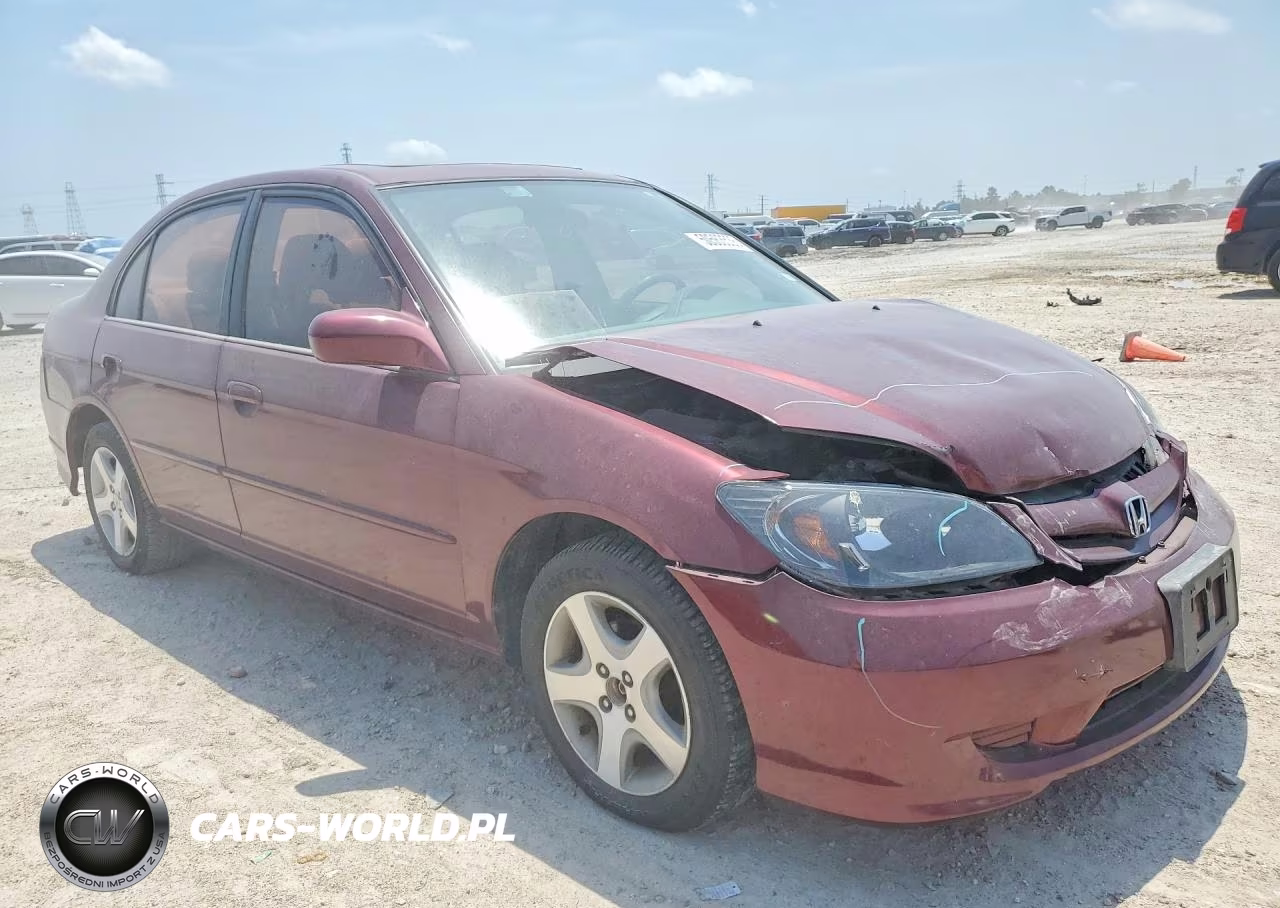 2004 Honda Civic Ex VIN:2HGES267X4H511671 - 4