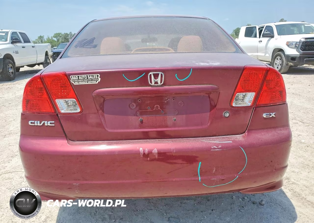 2004 Honda Civic Ex VIN:2HGES267X4H511671 - 6