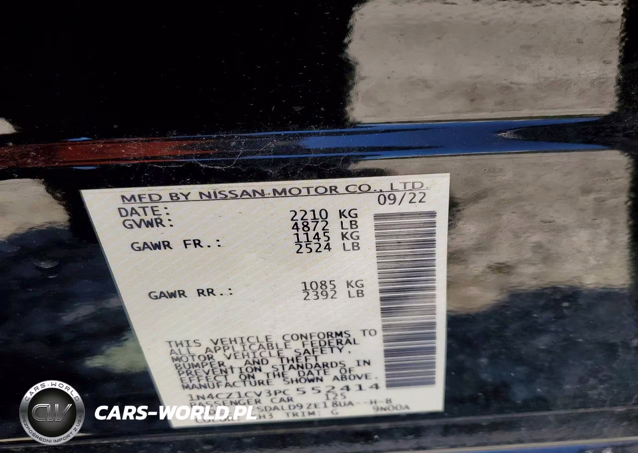2023 Nissan Leaf Sv Plus VIN:1N4CZ1CV3PC552414 - 13