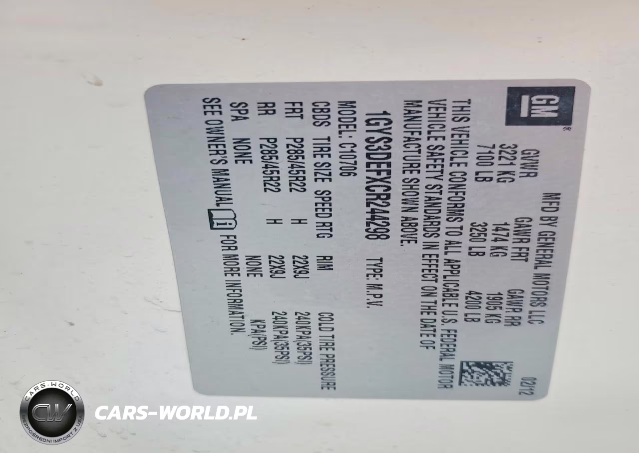 2012 Cadillac Escalade Platinum VIN:1GYS3DEFXCR244298 - 13