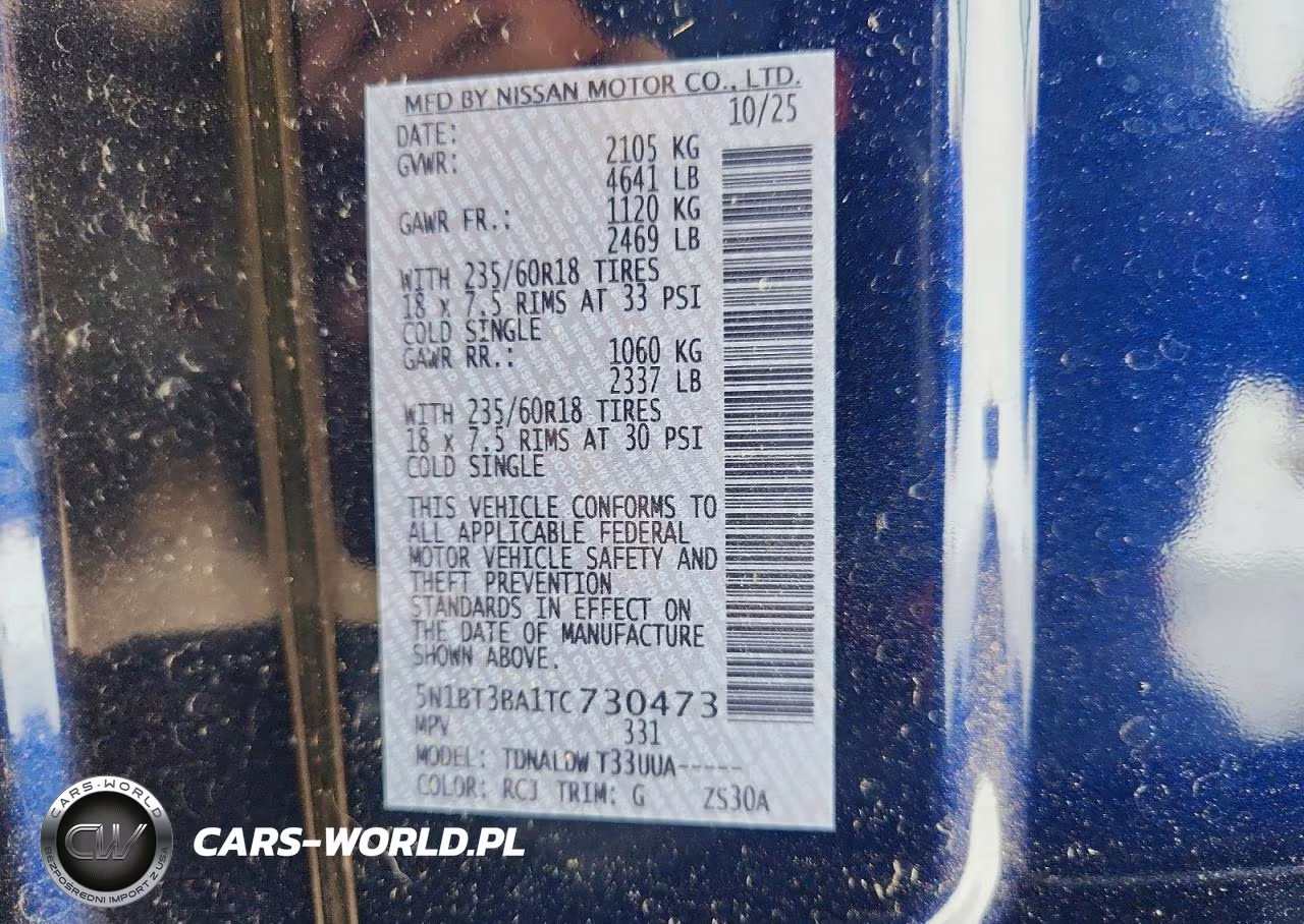2026 Nissan Rogue Sv VIN:5N1BT3BA1TC730473 - 13