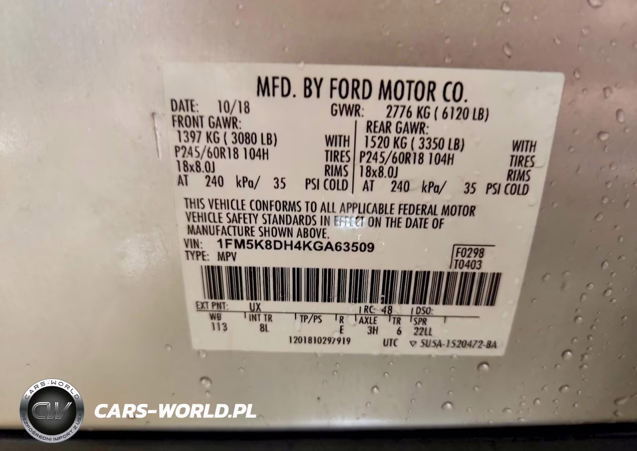 2019 Ford Explorer Xlt VIN:1FM5K8DH4KGA63509 - 14