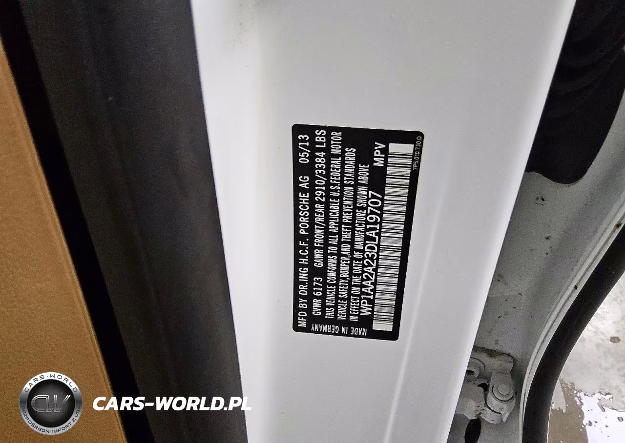 2013 Porsche Cayenne VIN:WP1AA2A23DLA19707 - 13