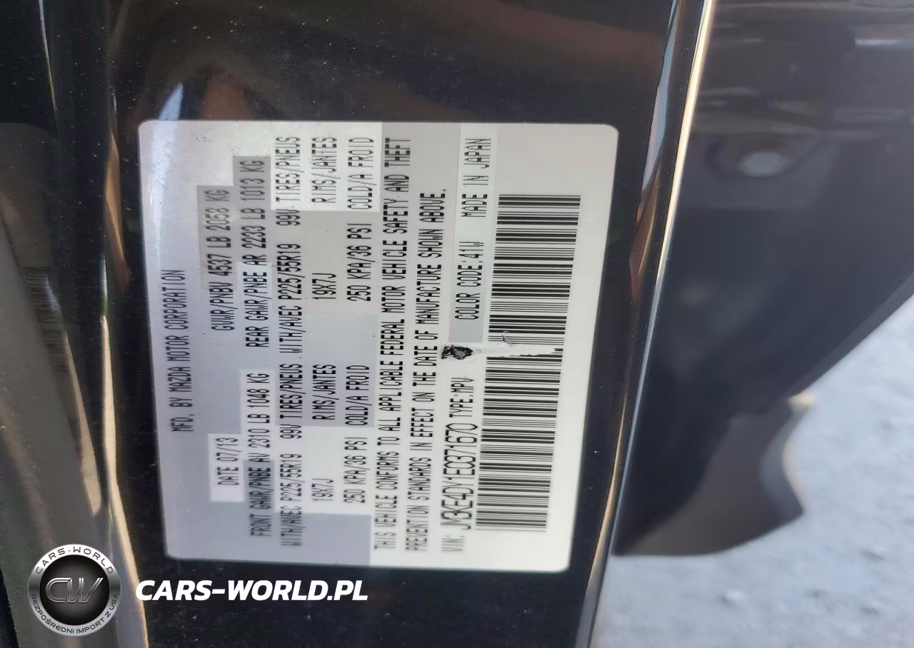 2014 Mazda Cx-5 Gt VIN:JM3KE4DY1E0371670 - 13