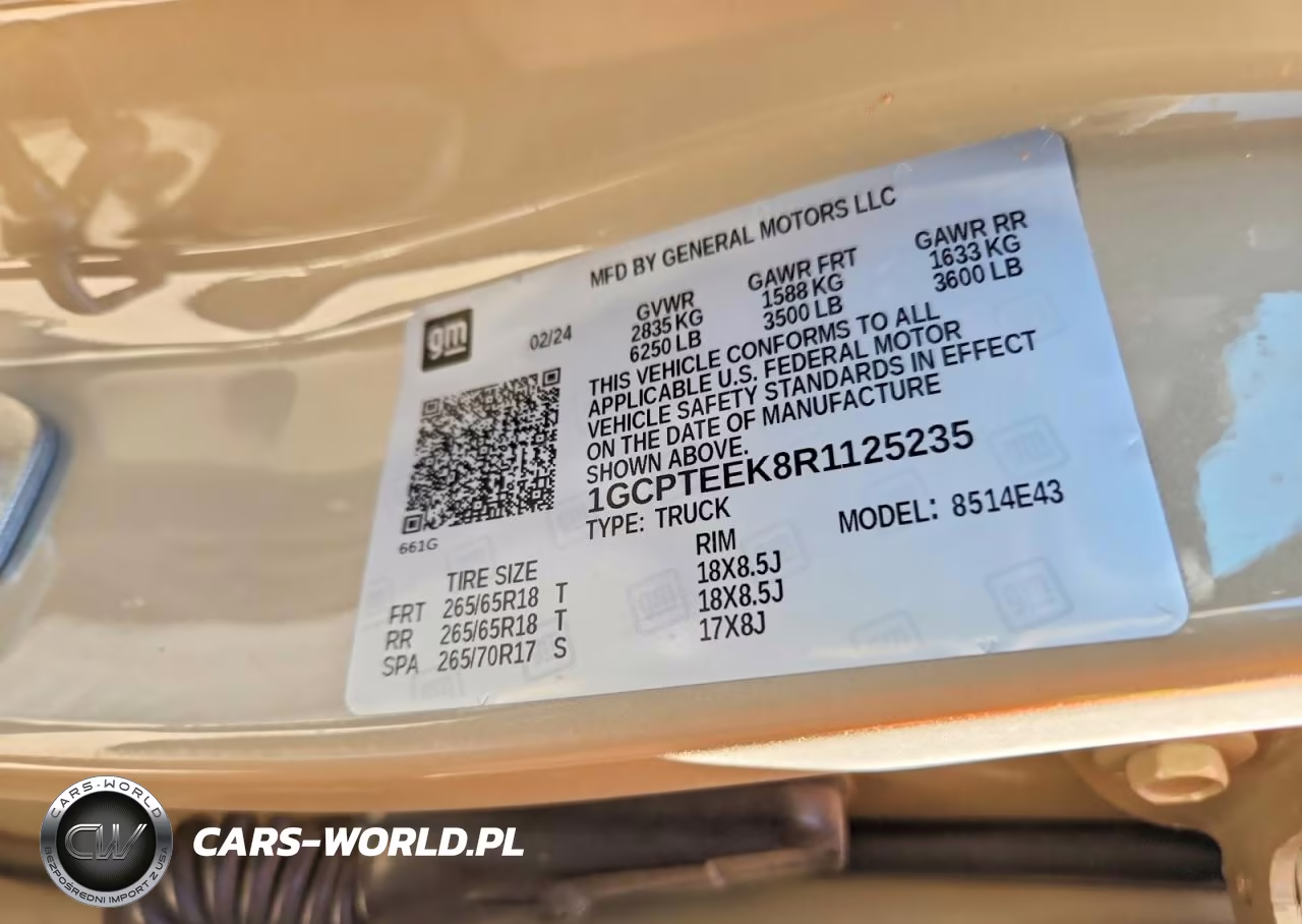 2024 Chevrolet Colorado Trail Boss VIN:1GCPTEEK8R1125235 - 12
